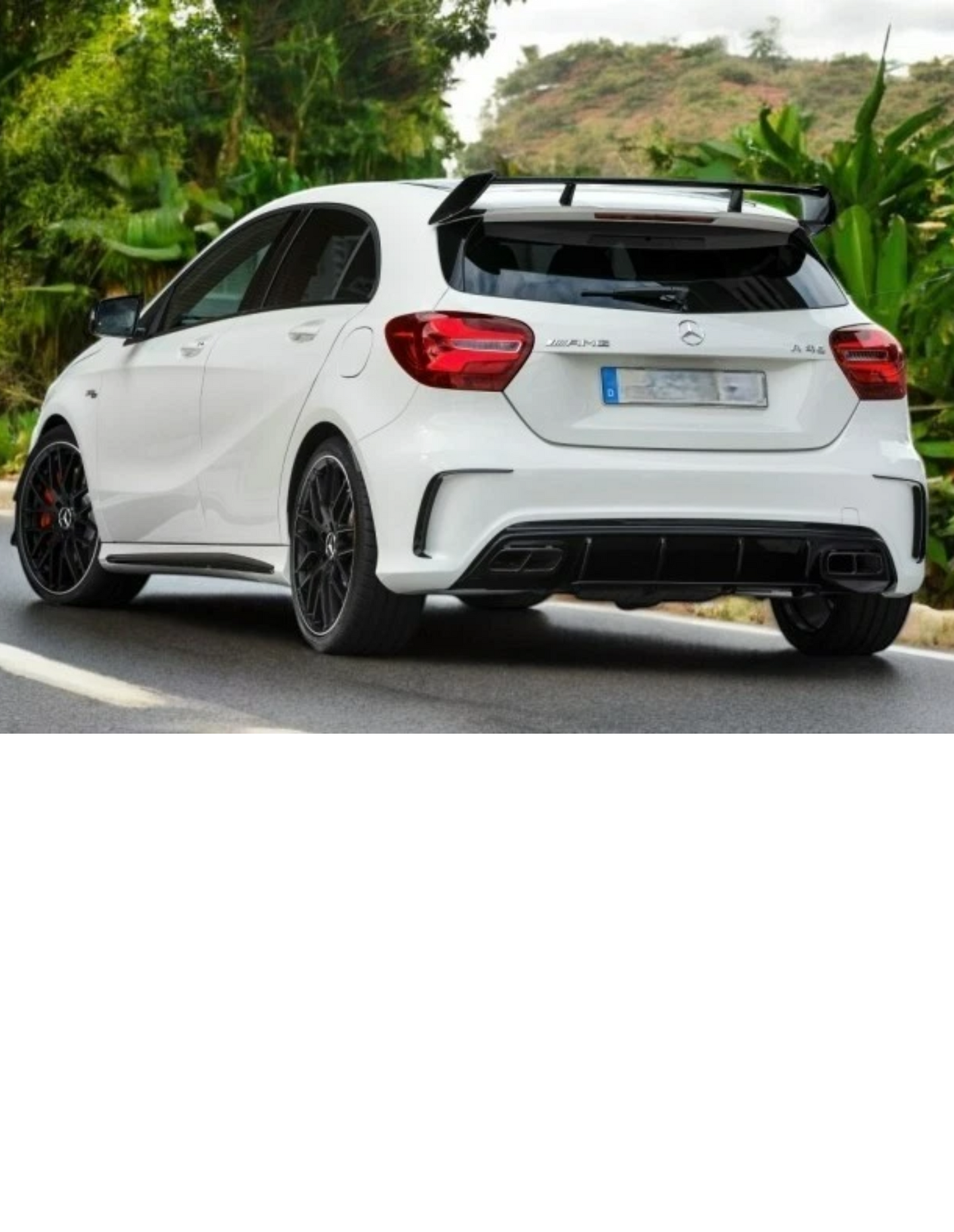 Diffusore posteriore A45 AMG Look (Classe A W176)