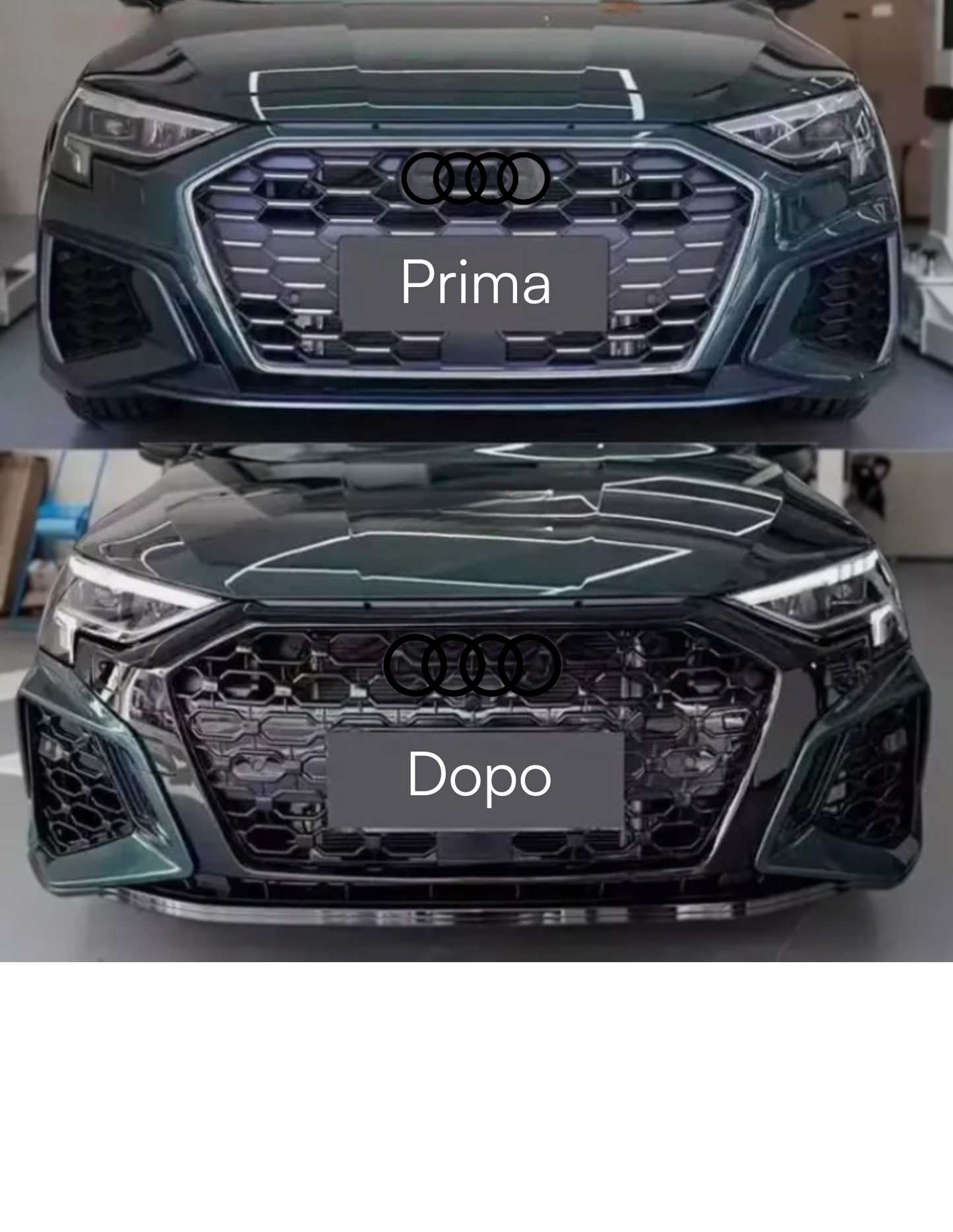 Paraurti anteriore RS3 Look (Audi A3 8Y)