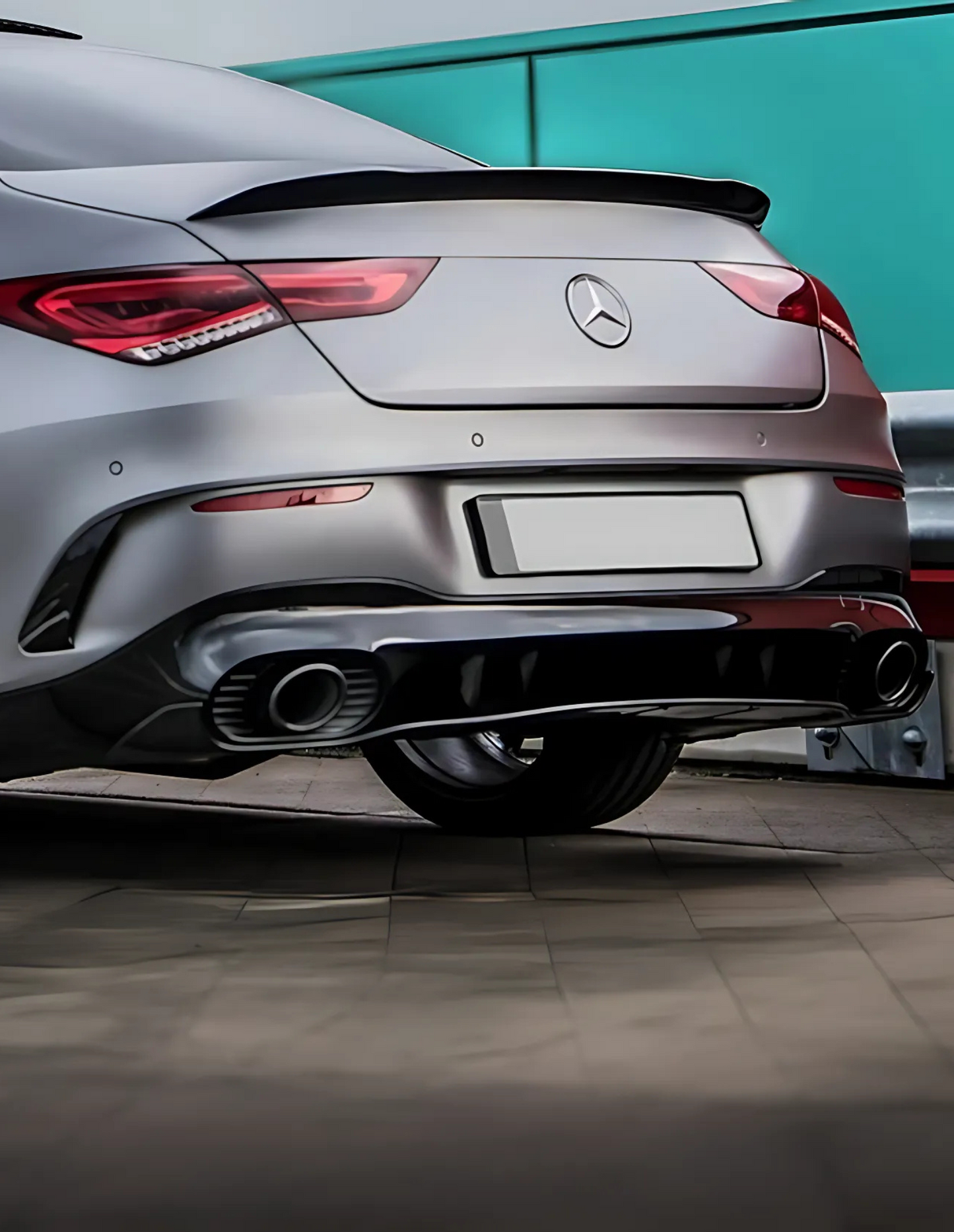 Paraurti posteriore + terminali di scarico CLA35 AMG Look (CLA W118 - CLA X118)