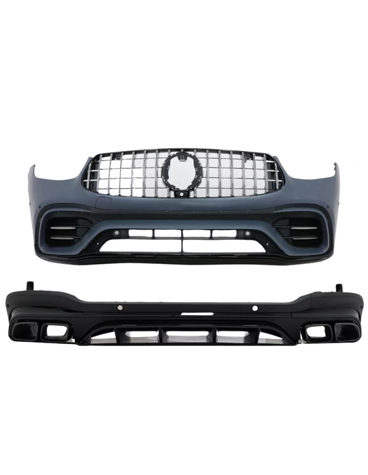 KIT Paraurti anteriore + Paraurti posteriore GLC63 AMG Look (GLC X253) (2020+)