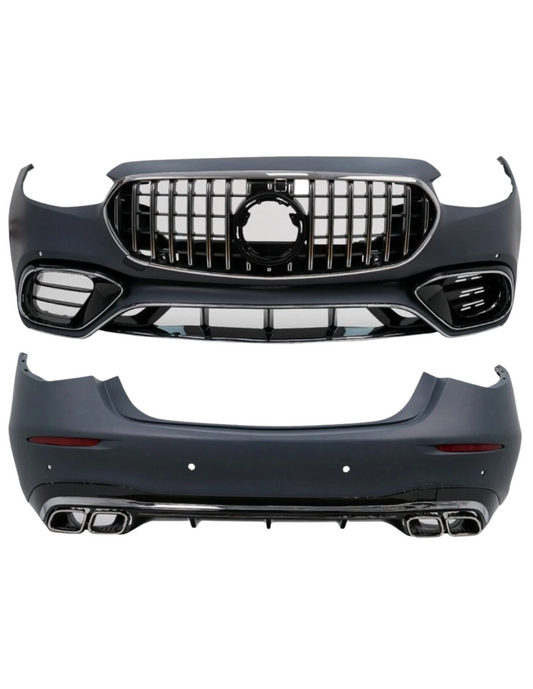 KIT Paraurti anteriore + Paraurti posteriore S63 AMG Look (Classe S W223) (2020+)